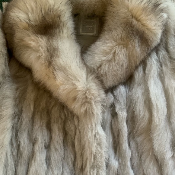 Saga Furs Blue Fox Fur Coat - Picture 1 of 11